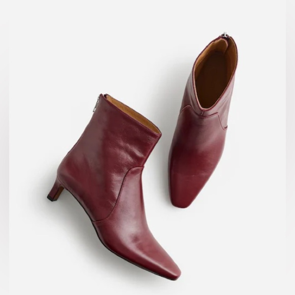 Madewell The Dimes Kitten-Heel Boot size 8